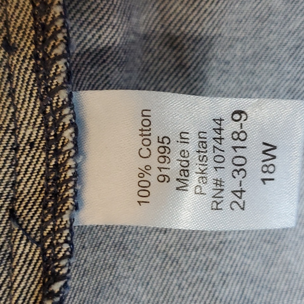 Jessica London Denim Jacket 100% Cotton - Picture 4 of 5